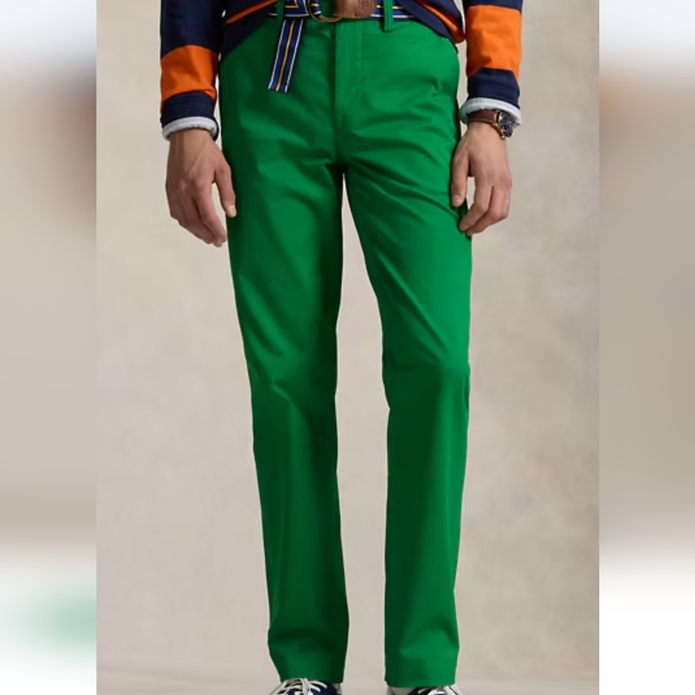 Stretch Straight Fit Washed Chino Pant Polo Ralph Lauren - Picture 3 of 5